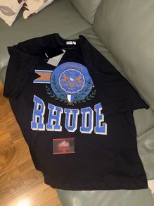 Rhude Cotswold Crest Tee 'Vintage Black'