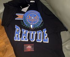 Rhude Cotswold Crest Tee 'Vintage Black'
