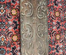 Antique Carved Dayak Shield from Borneo
