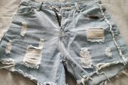 Light blue denim Shorts size UK 6/8