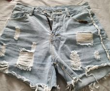Light blue denim Shorts size UK 6/8
