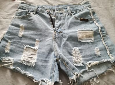 Light blue denim Shorts size UK 6/8