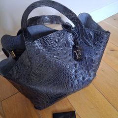 Stunning Genuine Crocodile Leather Furla Bag