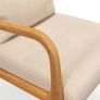 Lounge Chair - 3 cushions included - deep seat - armrests Image 5
