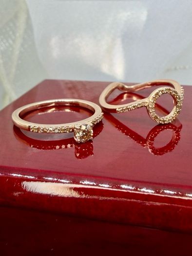 Diamond Interlocking Ring