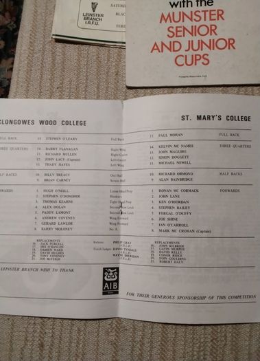 Four Assorted  Rugby Programmes