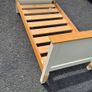 Timber solid frame single bed Image 3