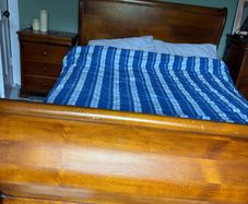 double sleigh bed and matching bedroom suite