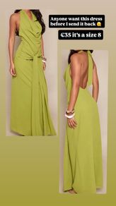 halterneck maxi dress