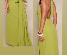 halterneck maxi dress