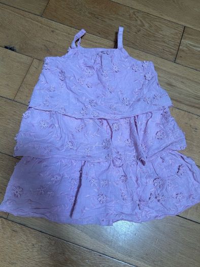 girls Zeeman floral pink dress