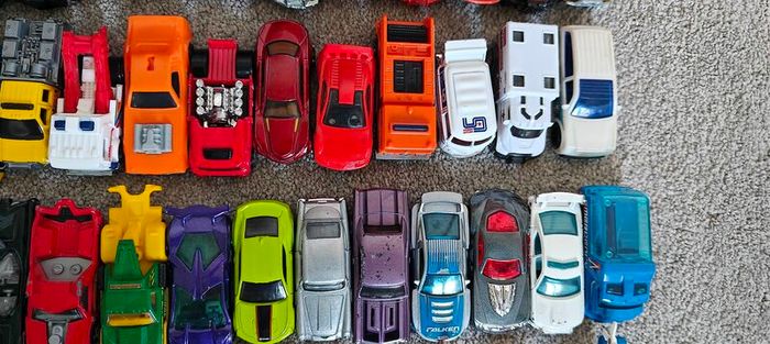 Hot wheels transporter and hot wheels model cars