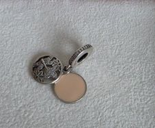 Pandora springtime  butterfly dangle charm very good condition hallmarked