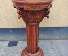 Vintage Corinthian Column Pedestal Stand