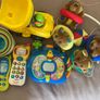 Toys for a younger Child. Stacking cups/ Camera / Lorry /Phones &Cot mobile. Image 3