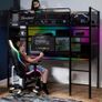 X Rocker high sleeper bed & gaming desk Image 3
