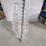 Vintage Waterford Tralee 7" Vase, Crystal Waterford Ladder Vase is slight chip from the inside top rim the stamp is not showing well used. No 38. Image 3