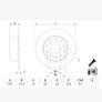 Bosch Rear Brake Discs (Set of 2) New, Unused Image 5