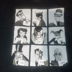 batman villains t shirt size XL