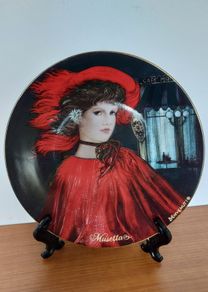Riccardo Benvenuti " Musetta" 1986 Porcelain Plate