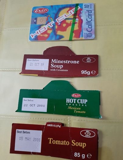New mint call card hot cup and soup tops required for offer