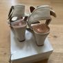 Cream Sandals by Isabella Rey of Italy Image 4