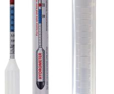 Brew Hydrometer with Included 100 Millimeter Trial Sampling Jar - Home Brew Equipment for Wine and Beer Making Testing Kit and Brewing Your Own Homebrew (FREE POSTAGE)