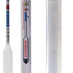 Brew Hydrometer with Included 100 Millimeter Trial Sampling Jar - Home Brew Equipment for Wine and Beer Making Testing Kit and Brewing Your Own Homebrew (FREE POSTAGE)