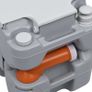 Portable Camping Toilet Grey 20+10 L Image 5