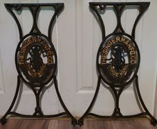 Antique Cast Iron Singer Sewing Machine Table Legs