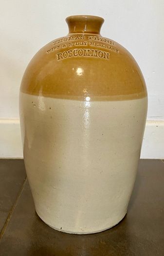 Rare Roscommon Stoneware Flagon