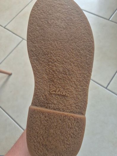 Clarkes suede boots