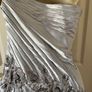 BNWT -  Silver/Blue hand beaded occasion Dress (10-12) Image 9