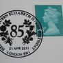 European monarchies Copper/Silver Proof 85th birthday queen Elizabeth II coin stamp cover Image 4