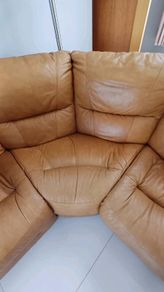 Leather suite