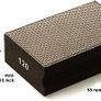Glass Polish 15104 Diamond Hand Pad Sanding Block for Smoothing, Edging & Polishing 95 x 55mm - Grit 120 Image 5
