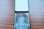 Vintage silver plated matchbook case for carrying and protecting matchbooks  size 6x9.5cm