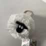 Black/ White Sheep Pom Pom Keyring, Magnet Image 5