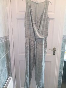 green design jumpsuit size 8