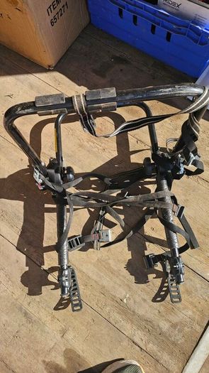 Rear mounted bike rack