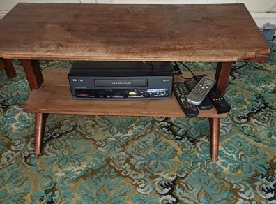 Free Vintage Mid-Century Style TV Stand / Media Unit (Adapted & Working)