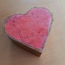 Wooden heart box Image 5