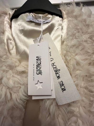 New Cream Shaggy Fur Jacket