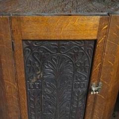 antique oak unit