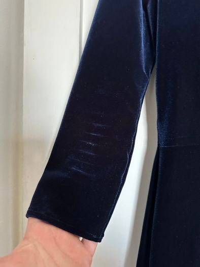 Folkster Loni full length midnight blue v-neck evening occasion Loni gown Size XS