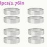 8 Small Baking Pastry Rings Image 2