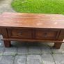 wooden coffee table Image 3