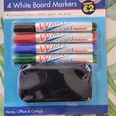 Free Whiteboard Marker Set with Eraser