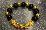 Mens Bracelet gold dragon brand new
