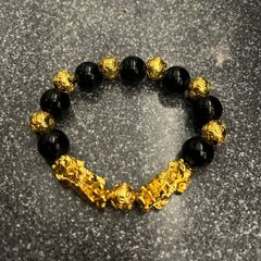 Mens Bracelet gold dragon brand new
